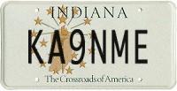 Indiana Amateur Radio License Plate KA9NME